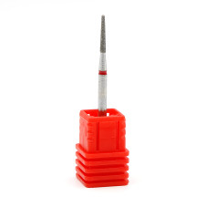 Diamond cuticle bit, rounded cone, red notch 850/023R