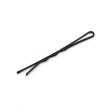 Set 50 bucati agrafe de par, Bob Pin, 2 marimi, ondulate, negre