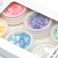 Global Fashion nail Decor, set, 6 pcs
