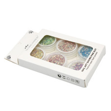 Global Fashion Nail Design Decor, Set , 6 Colors