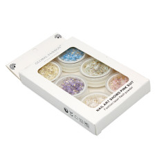 Set 6 decoratiuni multicolore pentru unghii