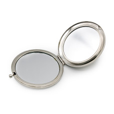 Oglinda de poseta, rotunda, aurie cu pietre 42
