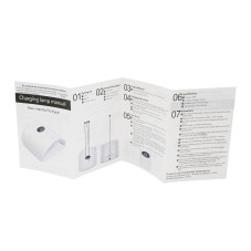 Лампа для ногтей Led/uv 48W с дисплеем, S60, white Лампа для ногтей Led/uv 48W с дисплеем, S60, white