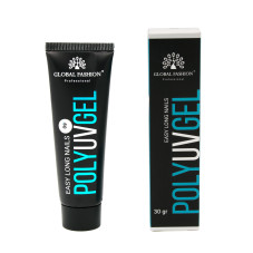 Poly UV Gel (Poly Gel) Global Fashion 30 g 09 transparent