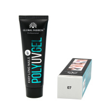 Poly UV Gel (Polygel) Global Fashion 30 g 07 (milky) Poly UV Gel (Polygel) Global Fashion 30 g 07 (milky)