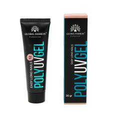 Poly UV Gel (Polygel) Global Fashion 30 g 12