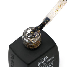 Top without sticky layer with gold particles, 12 ml