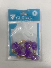 Un set de aplicatoare pentru umbre Global Fashion 8 buc, violet