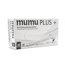 Mănuși din nitril, negru, mumu plus, M 100 bucăți