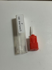 Керамическая насадка для кутикулы F 3/32 Small Cone (F), красная насечка