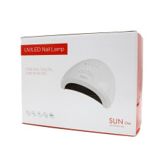 Lampă profesională de unghii LED/UV, Sun-1, 48W, silver