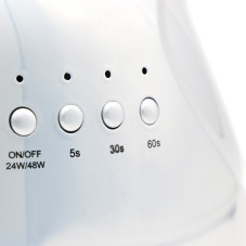 Lampă profesională de unghii LED/UV, Sun-1, 48W, silver