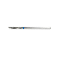 Diamond cuticle bit, rounded flame, blue notch 244/018B