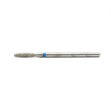 Diamond cuticle bit, rounded flame, blue notch 244/021B