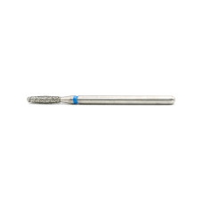 Diamond cuticle bit, rounded flame, blue notch 244/021B