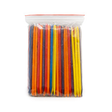 Orange sticks colored, 100 pcs