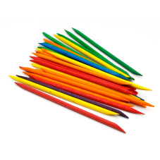 Orange sticks colored, 100 pcs