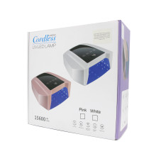 Лампа для ногтей Led/uv 72W с дисплеем, Cordless Rechargeable S90, white Лампа для ногтей Led/uv 72W с дисплеем, Cordless Rechargeable S90, white