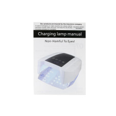Лампа для ногтей Led/uv 72W с дисплеем, Cordless Rechargeable S90, white Лампа для ногтей Led/uv 72W с дисплеем, Cordless Rechargeable S90, white