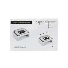 Лампа для ногтей Led/uv 120W с дисплеем, Cordless BQ V10, blue Лампа для ногтей Led/uv 120W с дисплеем, Cordless BQ V10, blue