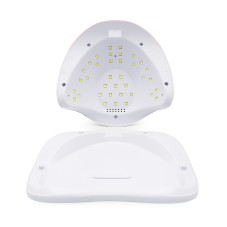 Лампа для ногтей Led/uv 120W с дисплеем, Cordless BQV5, pink