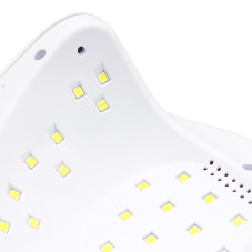 Лампа для ногтей Led/uv 120W с дисплеем, Cordless BQV5, pink