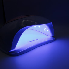 Лампа для ногтей Led/uv 120W с дисплеем, Cordless BQV5, pink