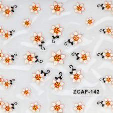 3D Nail Sticker ZCAF-142