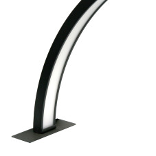 Desktop shadowless led arc lamp black