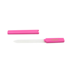 Pila pentru unghii din sticla, pink