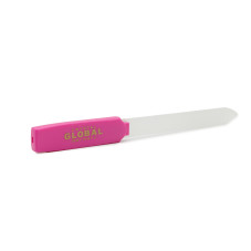 Pila pentru unghii din sticla, pink