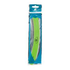 Pila pentru unghii Global Fashion, banana, verde, granulatie 180/180