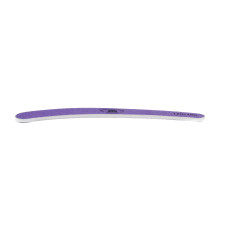 Pila pentru unghii Global Fashio, banana, violeta, granulatie 180/180