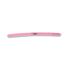 Pila pentru unghii Global Fashion, banana, culoare roz, granulatie 100/100