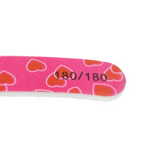 Pila pentru unghii Global Fashion, banana, granulatie 180/180