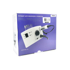 Manicure and pedicure machine 35000 rpm ZS-602, color red Manicure and pedicure machine 35000 rpm ZS-602, color red