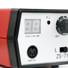 Pila electrica manichiura Nail Master, ZS-713, 65W, 35000 rpm, Rosu