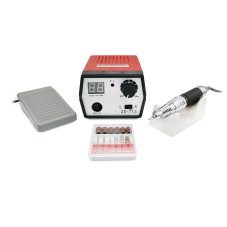 Pila electrica manichiura Nail Master, ZS-713, 65W, 35000 rpm, Rosu