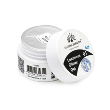 Glitter gel that glows in the dark, 5 g, Luminous Glitter Gel 01