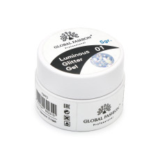 Glitter gel that glows in the dark, 5 g, Luminous Glitter Gel 01