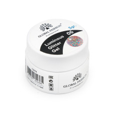 Glitter gel that glows in the dark, 5 g, Luminous Glitter Gel 06