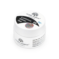 Glitter gel that glows in the dark, 5 g, Luminous Glitter Gel 06