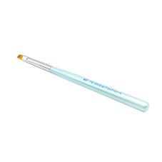 Pensula unghii cu varf diagonal, pentru gel, GF-16-4, Nr. 4, culoare mint