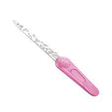 Pila metalica pentru unghii, small, roz
