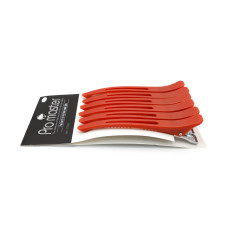 Ducks for hair Pro master, 6 pcs, red