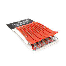 Ducks for hair Pro master, 6 pcs, red