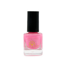 Oja pentru stampila unghii, cu sclipici, 5ml, roz
