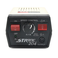 Pilă electrică STRONG-204, pentru manichiură și pedichiură, 35000 rpm, 65 watt, gri