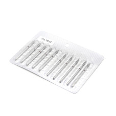 Bit diamant cuticule flacara 243/023R, brau rosu