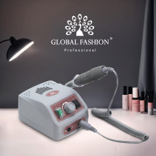 Freza electrica profesionala, pila electrica unghii, GF-219, Global Fashion, 100W, 45000 rpm, gri